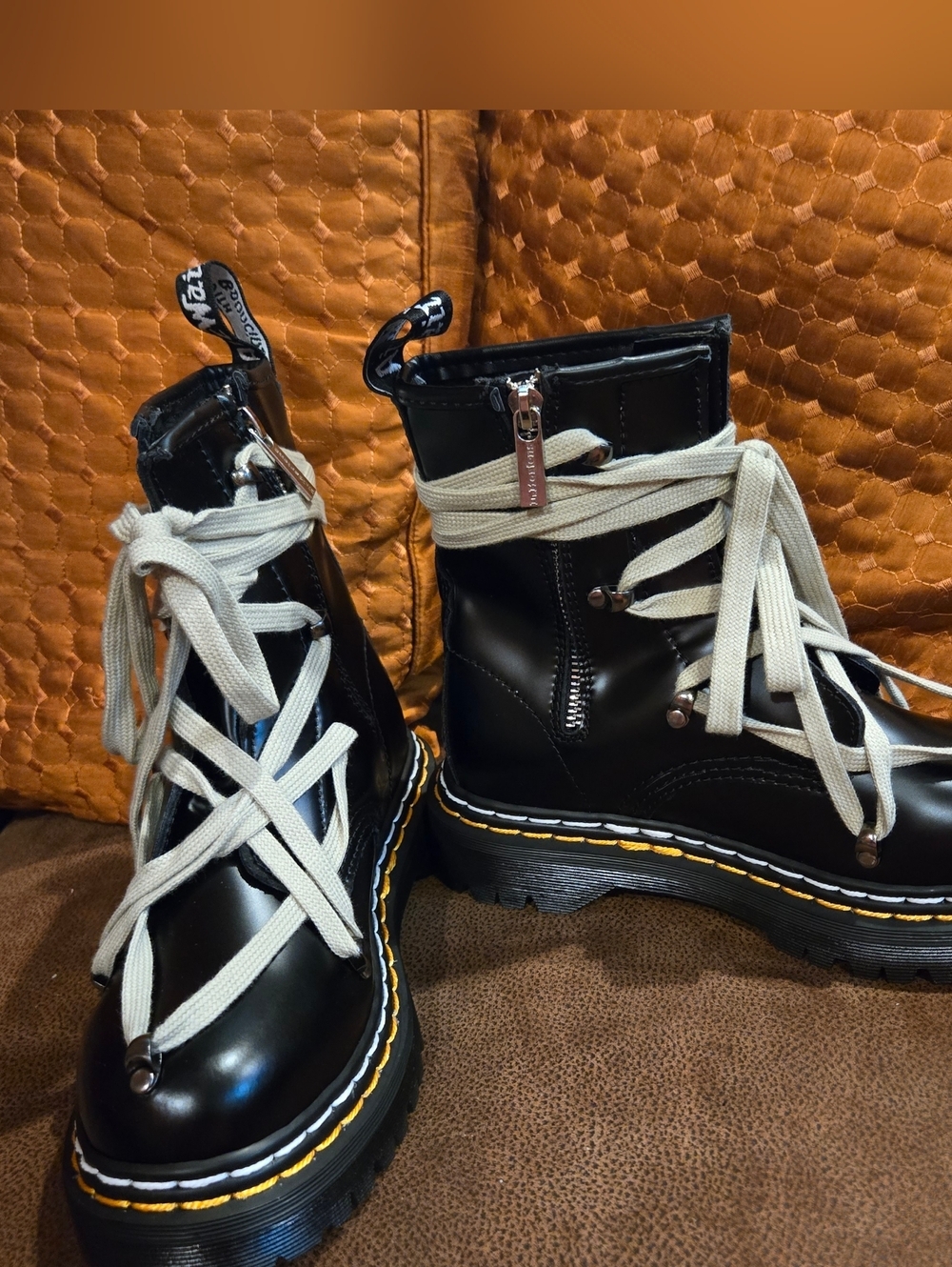 Doc Dr Martens x Rick Owens 1460 Bex Leather Lace-Up Boot US Size 7M/EU 38 ~NEW! - Picture 2 of 15